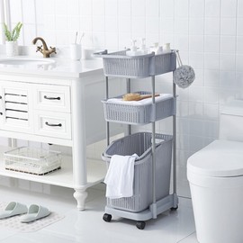 3 tiers for organizing small items Carrier (gray)