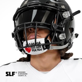 SLEEFS Football Chin Strap Cover - One Size Fits All Cushion - Shield Compatible With Virtually All Helmets - Adult and Youth, Momma, One Size