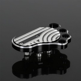 monkey 125 Brake Pedal Peg Pad Compatible with Monkey125 JB02 JB03 2018-2024 Super Cub C125 Dax125 Grom JC61 JC75 JC92 CT125 Hunter Cub CNC 3D Cleats Non-Slip Brake Footpeg Pads Black