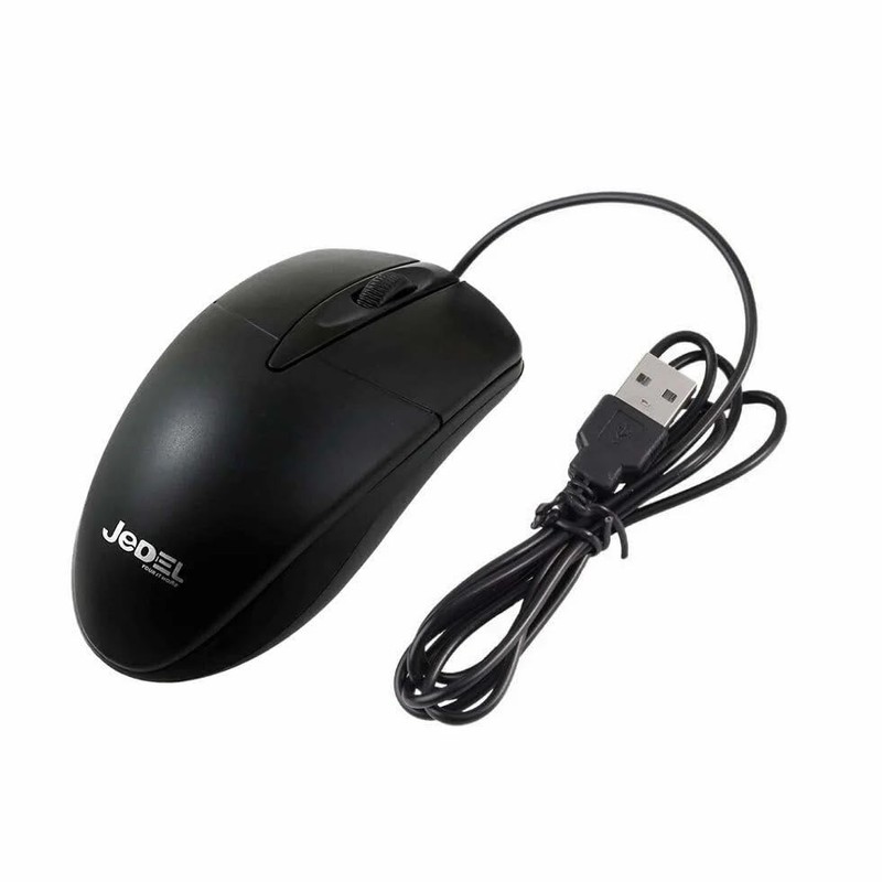 Jedel CP72 USB Optical Mouse, 1600 DPI Precision Sensor, Ergonomic