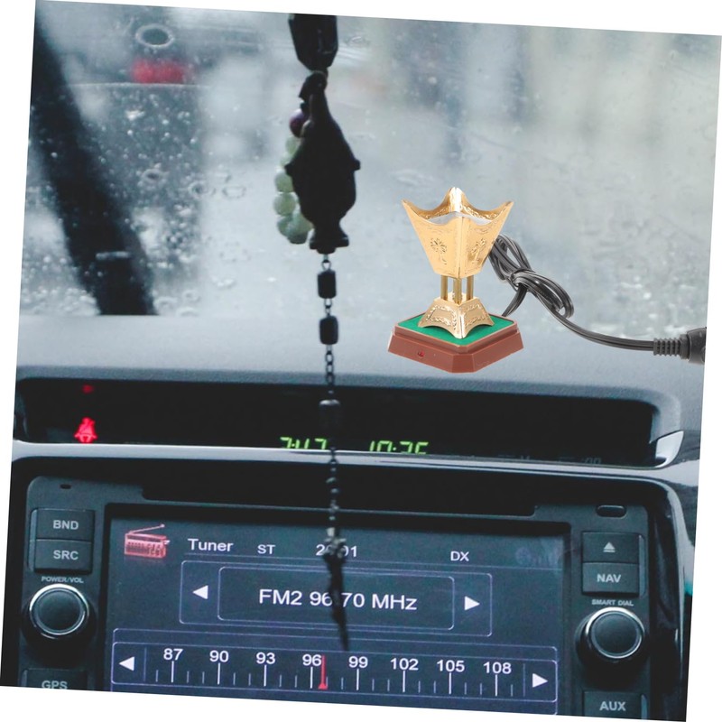 Healeved Tabletop Electric Incense Burner for Car and Home Use