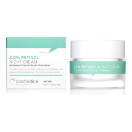 Crema Noche Retinol 2.5% Cosmedica Piel Sensible Libre Parabenos 50g