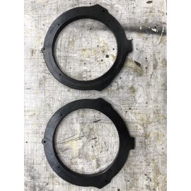 Unbranded Ford Bronco 6.5” Front Speaker Adapter Plates with Foam Ring Gasket Kit 2021-up