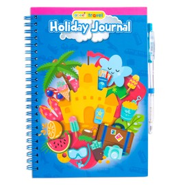 abeec Holiday Journal - Kids Travel Activity Packs - Journal For Kids - Plane Activities For Kids - Kids Travel Journal - Travel Kids - Contains Travel Activities For Kids, Travel Diary Journal & Pen