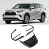 3pcs Steering Wheel Trim Kit Carbon Fiber Color ABS Frame