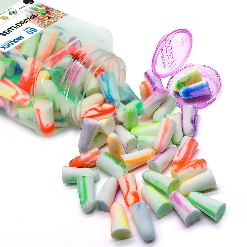 MOLDEX Soft Foam Earplugs Softies® Ear Plugs for Sleeping, Snoring,