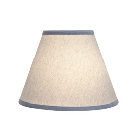 Aspen Creative 32196A Transitional Empire Shape Spider Construction Lamp Shade in Light Blue, 6" Top x 12" Bottom x 9" Slant Height