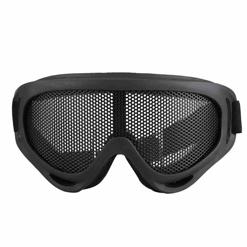 X400 Tactics Mesh Goggles Steel Lenses Sunglass Outdoor Paintball Eyewear