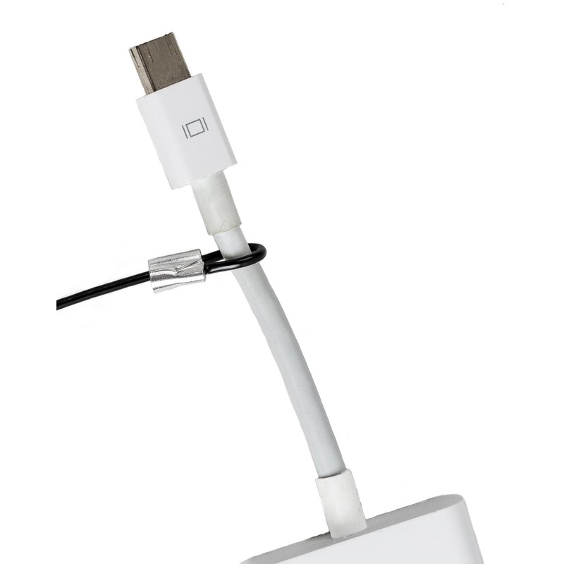 TetherTies Coils 5 Pack - Extendable, Expandable, Retractable Cable Tethers,