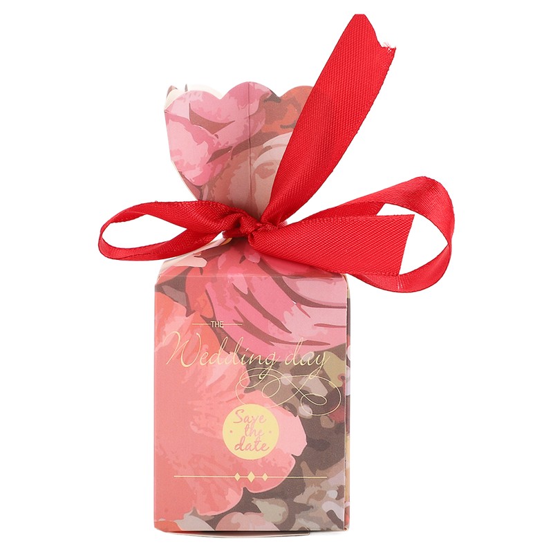 50 Set Wedding Favor Boxes Floral Pattern Retro Style Easy