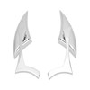 Motorcycle Spear Blade Mirrors 180 Degree Adjustable Rear View Side