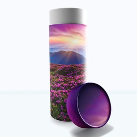 Biodegradable & Eco Friendly Cremation Urns for Adult Ashes, Burial Urns, Scattering Tube for Ashes, Scattering Urns for Human Ashes Adult (Heaven on Earth, Large (Up to 230 Cubic inches))