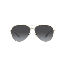 Coach HC7140 Sunglasses, Shiny Light Gold/Grey Gradient, 61 mm
