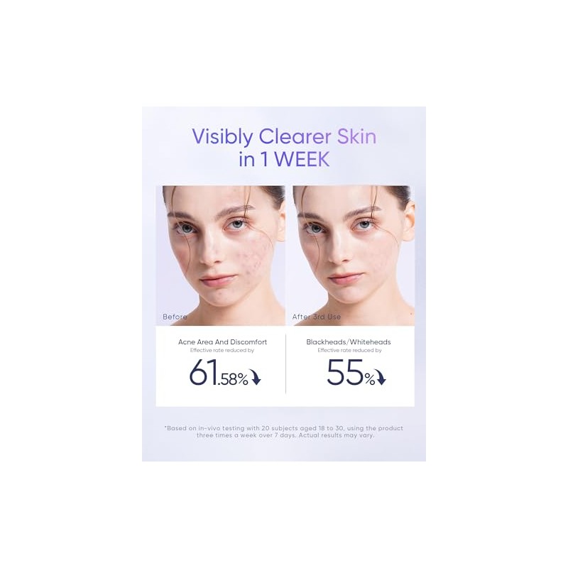 SKINTIFIC Gentle Exfoliating Pads (130ml) - AHA BHA PHA &