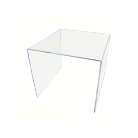 Marketing Holders 10" Riser Showcase Riser Pedestal Display Collectible Trophy Trinket Stand Retail Advertisement Display Clear Acrylic Countertop