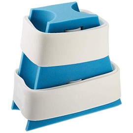 Rolyan Abduction Pillow, Small, Durable Foam Pillow for with Hip Abduction, Foam Block with Velfoam Strap to Secure and Comfort the Legs and Hips and Reduce Pain, Velfoam Straps Securely Fasten Block