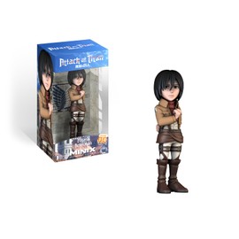 MINIX - Mikasa Ackerman Figure - Attack of Titan - 12cm Collectibles for Display, Gift Idea for Kids and Adults, Anime Fans - MN15313