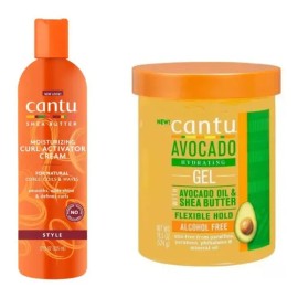 Cantu 2 Pack Activador De Rizos Y Gel De Aguacate
