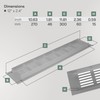Vent Systems 300 x 60 mm / 12" x 2.4"
