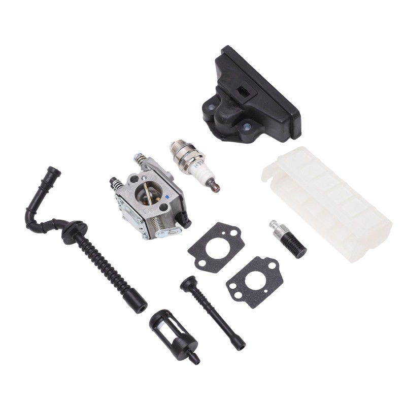 Carburetor Kit Strong Sparking Plug Air Filter Fuel Line Strainer