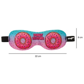 Fringoo Sleeping Mask Adjustable Comfortable Strap for Men Women Travel Nap 100% Block Sun Blackout Material 3D Contoured Sleep Mask Comfortable Ultra Soft & Blindfold