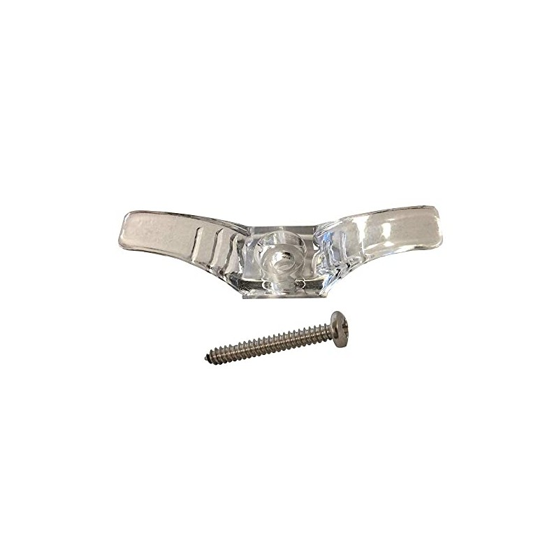 Blind Cord Cleats Clear with Screws. for Window Blind Shade