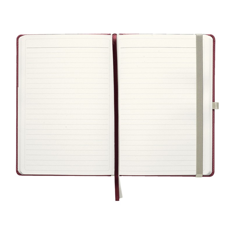 Leitz Style A5 Hard Cover Ruled Notebook - Garnet Red