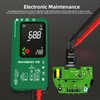 MAXRIENY - Multímetro digital infrarrojo recargable 9999 cuenta con capacidad