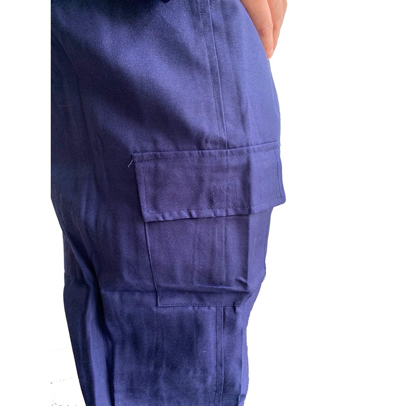 Turners Mens Work Overalls Boilersuit Navy - Warehouse Garages Students