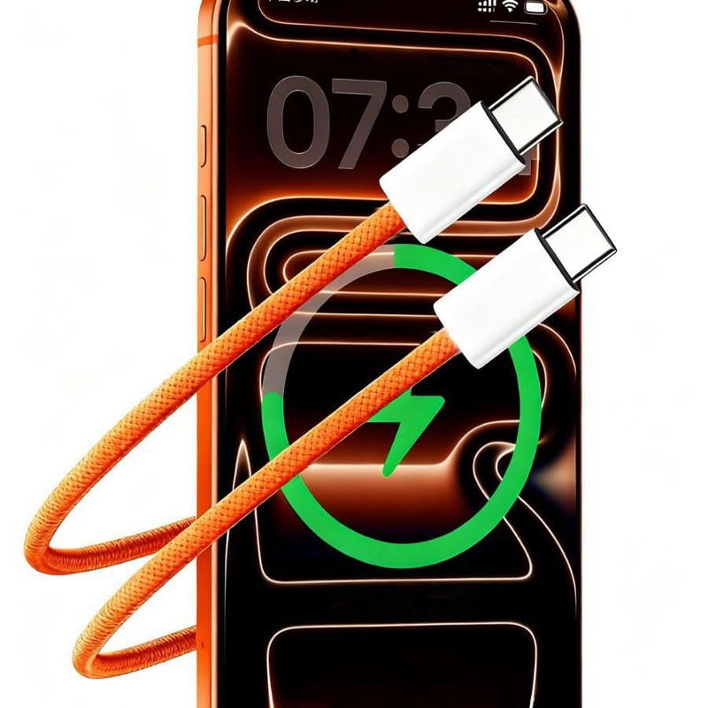 iPhone17 Pro Max 40W Dynamic Power Adapter Charger with Cable