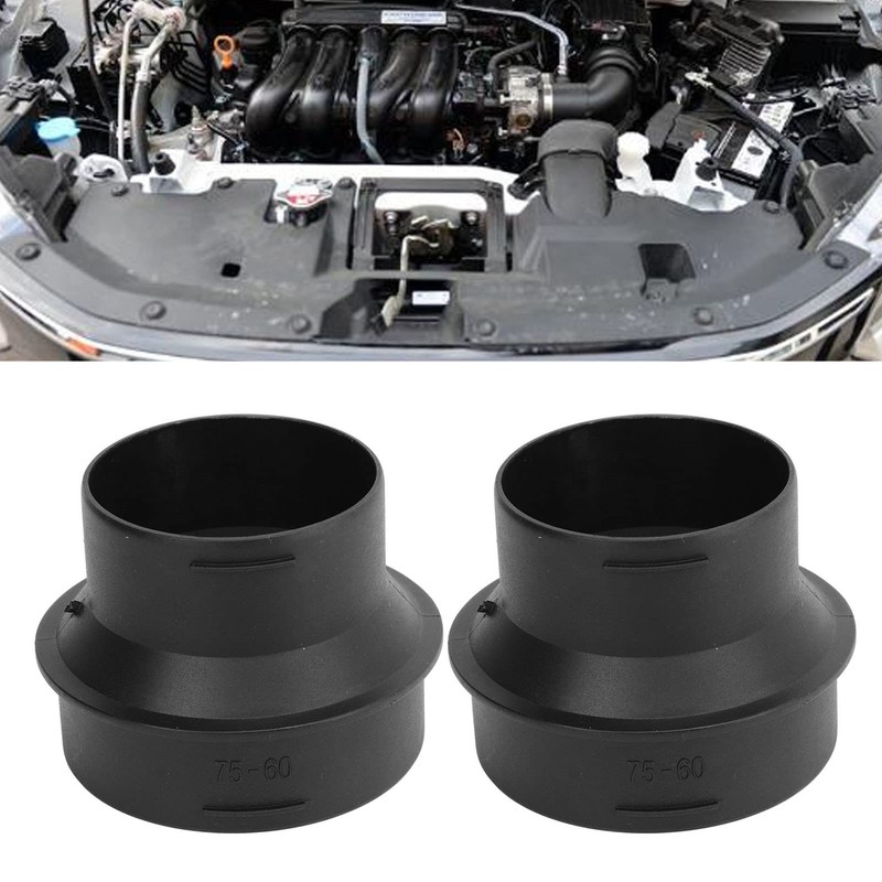 1 Pair ABS Parking Heater Adapter Tube 60MM to 75MM