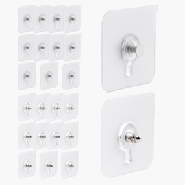 Picture Hanging Kit, 22 Pieces, No Drill Frame Hangers with Hardware, 44 lb Capacity