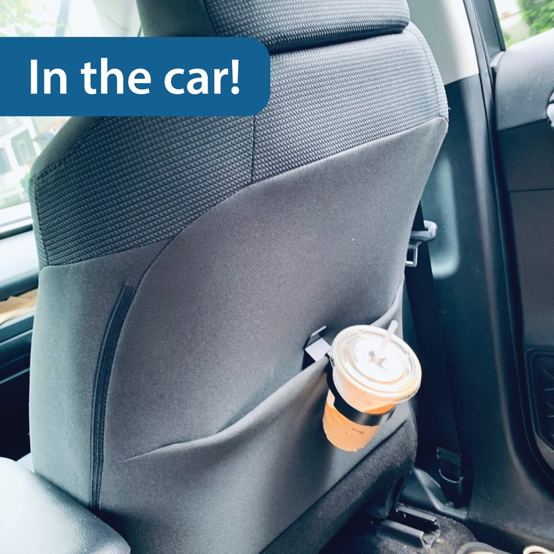 FLYGA Airplane Drink or Phone Holder Travel Accessory (Gray)