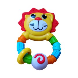 Infantino Lion Teaser Lion Teaser (Teeth for Lions), Teeth Toothing, 3 Months and Up, Lion Baby Toy