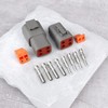 eMagTech 1 Set DTP Series 4-Pin Waterproof Connector DTP04-4P DTP06-4S