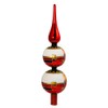 Kurt Adler Glass Nutcracker Treetop, 13-Inch