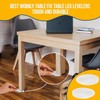 Stable Table - Clear Restaurant Table Leg 100 Shim Wedges