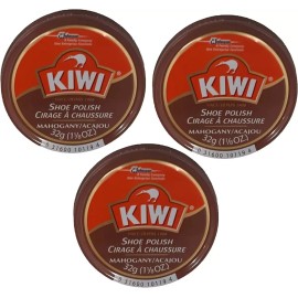 Kiwi Mahogany Shoe Polish Paste, 1-1/8 oz, 3 Pack