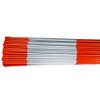 4ft Orange Driveway Markers - Reflective Tape, Pointed Tip, Armor
