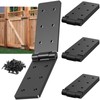 Heavy Duty Gate Hinges,Adjustable Butt Folding Door Hinge with Screws,270