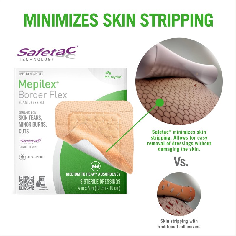 Mepilex Border Flex 4 x 4 in (10 x 10