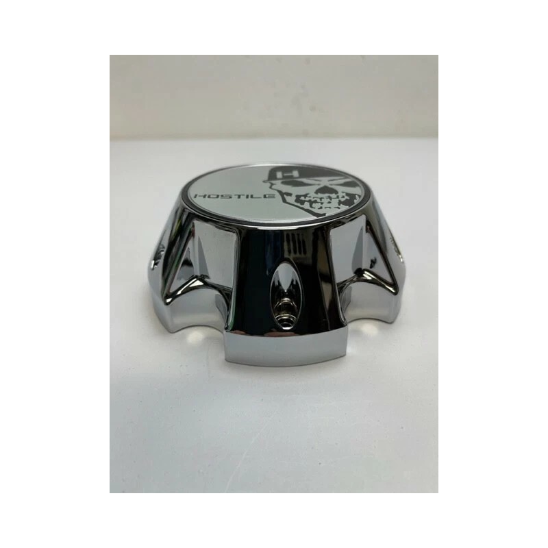 Hostile Special Edition Skull Logo Chrome Wheel Center Cap C-8016-C