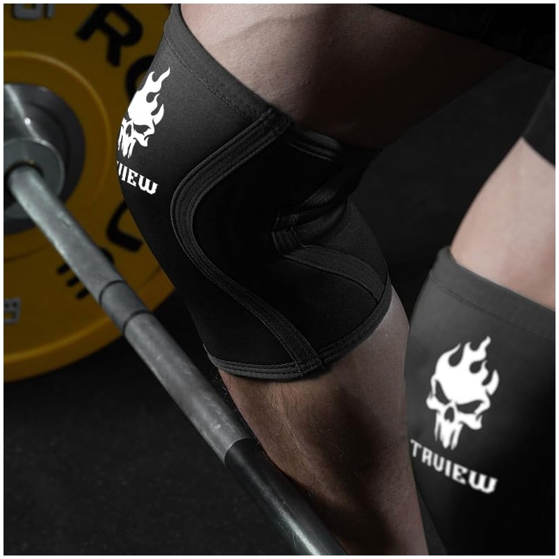 TAVIEW Knee Compression Sleeve Support for Squats, Weightlifting, and Powerlifting