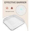 bylikeho RV Vent Cover,RV Furnace Vent Screen,Car Accessories 4.5x4.5x1.3” RV