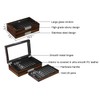 Lifomenz Co Pen Display Box Ebony Wood Display Case with