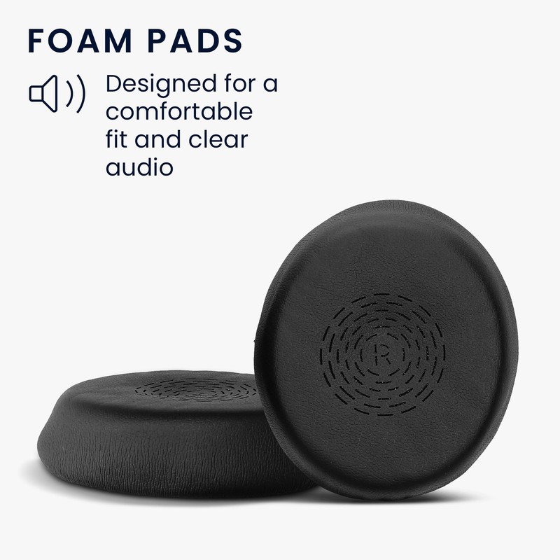 kwmobile Ear Pads Compatible with Jabra Evolve 2 55 /