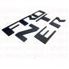 BEST HOT TX Matte Black Raised Tailgate Letters for 2022