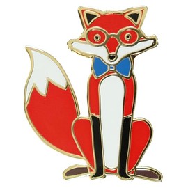 Fox - Hard Enamel Pin (Cloisonne Pin)