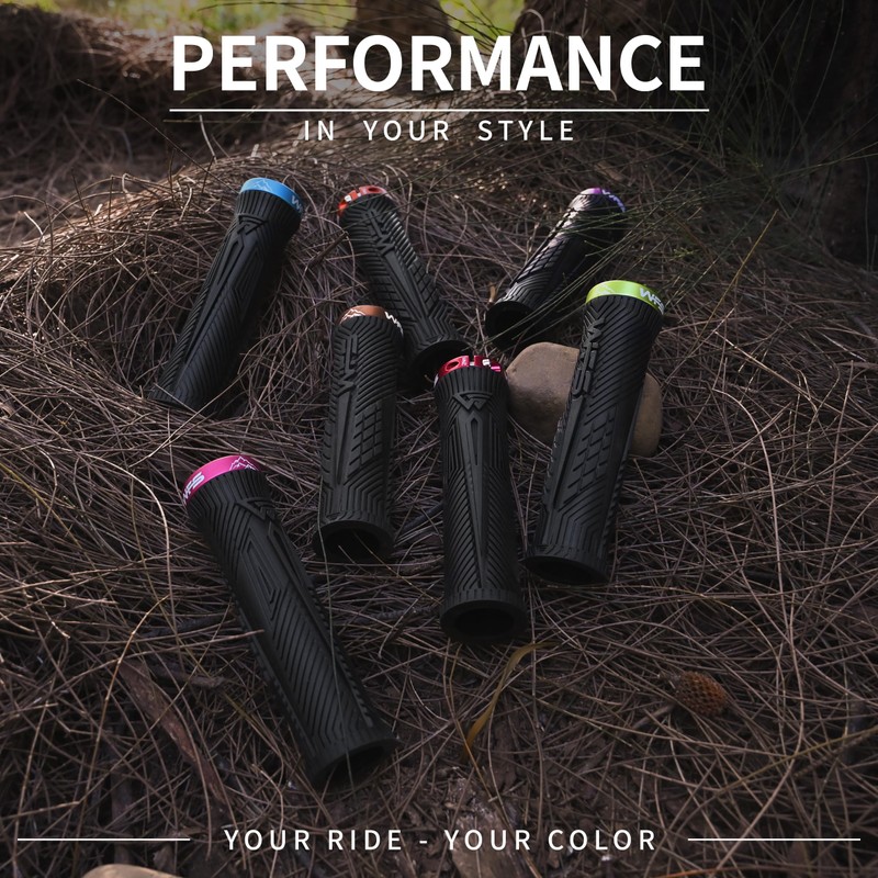 WFS Volatus Single Lock-on Grips for Mountain Bikes, Road, City