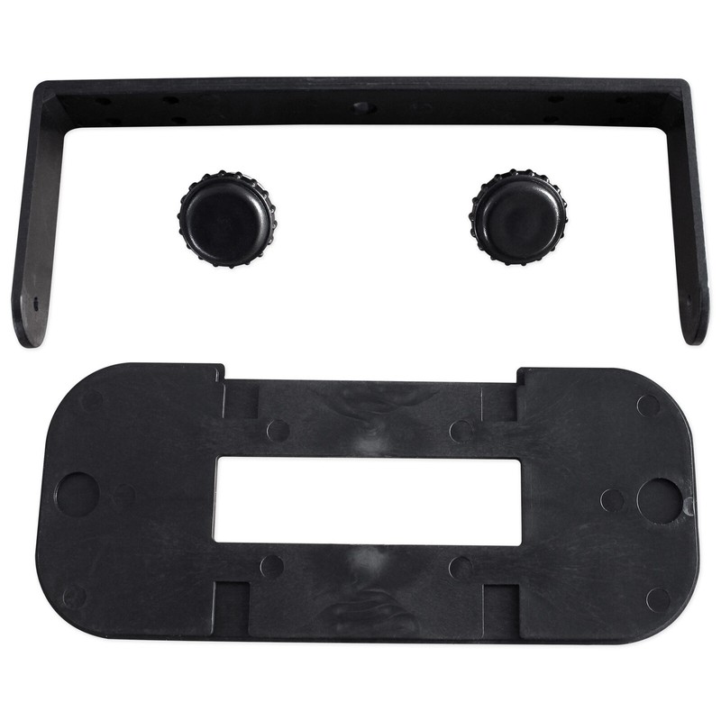 Rockville RMH200B Single DIN Marine Receiver Waterproof Gimbal Housing Black